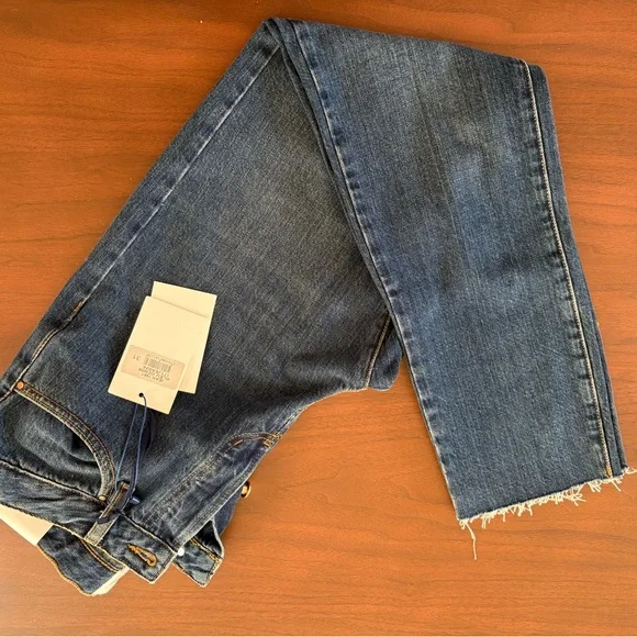Sezane Dark Blue Skinny Jeans - Picture 2 of 4